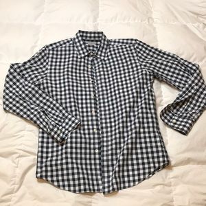 J*Crew factory men’s shirt, 100% cotton, gingham.